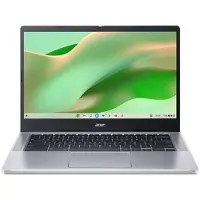 Acer Chromebook 314 CB314-4H - Intel N-series - N100 / tot 3.4 GHz - Chrome OS - UHD Graphics - 4 GB RAM - 128 GB eMMC - 14" IPS 1920 x 1080 (Full HD) - Wi-Fi 6E - puur zilver - tsb Belgisch