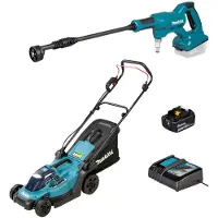 Makita DLX2583T Gereedschapsset Accu-grasmaaier, Accu-hogedrukreiniger