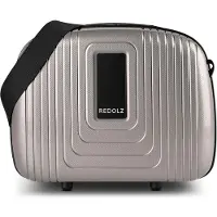 Redolz Toilettas 'Essentials 14' greige / zwart
