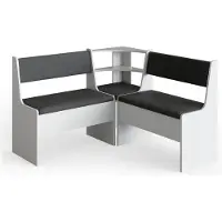 Vicco Roman Eetkamerhoekbank – 120 x 120 cm Zonder tafel Wit