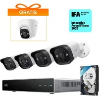 Eufy PoE Security System + NVR + E40 4-Pack