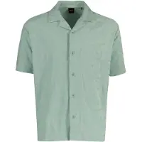 HUGO BOSS Poloshirt BOSS Orange turquoise structuur normale fit