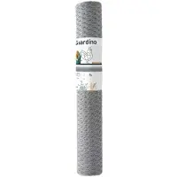 Giardino Zeskant gepl. 25x1.0mm x 100cm x 5m ral 6005 groen