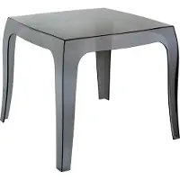 CLP Tafel Queen - 43 x 50 x 50 cm - Zwart