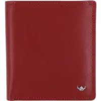 Golden Head Leren kaarthoes Polo RFID Protect Kombischeintasche ohne Münzfach 1255 Rot donkerrood