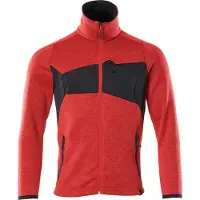 Mascot 18105-951 Gebreide trui met rits Signaalrood/Zwart maat XS heren
