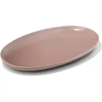 HEMA Serveerschaal 20 X 32 X 3cm Puur Aardewerk Taupe (taupe)