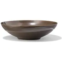 HEMA Saladeschaal Ø28.5cm Puur Aardewerk Donkerbruin (donkerbruin)