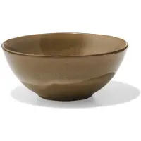 HEMA Kom Ø16.5cm Monaco Aardewerk Donkerbruin (donkerbruin)