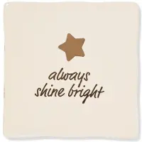 HEMA Tegel 10x10cm Keramiek Ster 'always Shine Bright' Beige