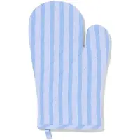 HEMA Ovenwant katoen strepen blauw (blauw)