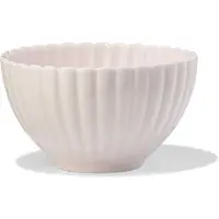 HEMA Kom Ø12cm Trend Aardewerk Roze Bloem (roze)