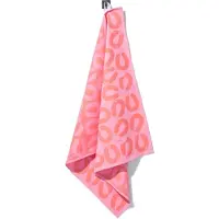 HEMA Theedoek 65x65cm katoen rookworst roze (koraalroze)