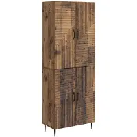 vidaXL Kastenset 2 st Oud hout Bewerkt hout