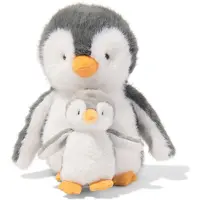 HEMA Knuffel Pinguin Met Baby 31cm