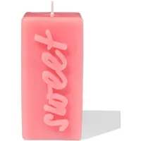 HEMA Kaars 12.5cm 'sweet' Roze