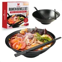 Dayshake Noodle Kom Set - 2 sets - Noodles Ramen Servies - Noodle Bowl - Japanse Ramen Bowl
