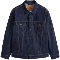 Levi's Tussenjas 'Relaxed Trucker Jacket' donkerblauw