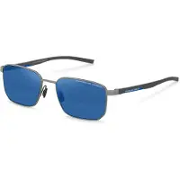 Porsche Design Zonnebril - - P8982 - Metaal - Vierkant 57 mm - Grijs