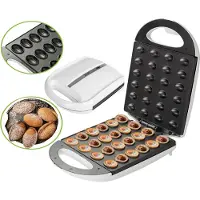 Zilan ZLN-2809 Notenkoekjesmaker - Wafelnootjes maker – 1400 W – Cake Pop Maker– Anti-aanbak & Cool-Touch – Wit
