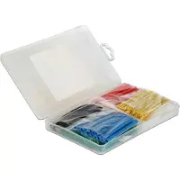 DeLOCK Krimpkous assortiment in handige bewaardoos - 230 stuks / diverse kleuren