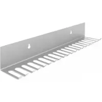 DeLOCK Cable holder 318 x 65 mm for wall mounting grey