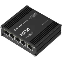 Teltonika Industriële Ethernet-router - - RUT301 - 5 Ethernet-poorten - Externe antenne - Geavanceerde beveiliging