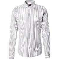 Hugo Boss Overhemd 'Mysoft_2' kaki / wit