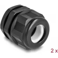 DeLOCK Kabelwartel | M25 | 13-18 mm | EX | IP68 | zwart | 2 stuks