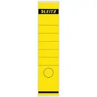 Leitz Rugetiket Leitz breed/lang 62x285mm zelfklevend geel | 10 stuks