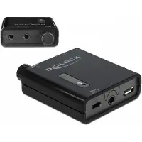 DeLOCK Portable Stereo Headphone Amplifier with dual output and bass boost