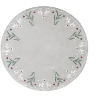 Pluto Design Yule Goat kerstboomkleed Ø110 cm Beige