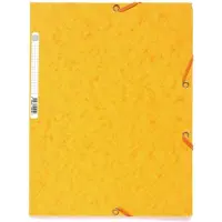 Exacompta 3-klepsmap 55509E A4 Karton Elastiek 24 (B) x 32 (H) cm Geel 25 Stuks
