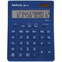 MAUL MXL 12 Tischrechner Hellblau Display (Stellen): 12 batteriebetrieben, solar