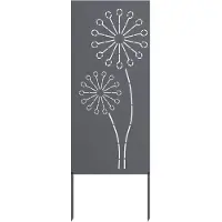vidaXL Tuin Privacy Scherm Antraciet 50 x 140 cm Koudgewalst staal