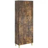 vidaXL Kast Set 2 pcs 66 x 34,5 x 90 cm Bewerkt hout