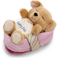 Nici Hond Beige Knuffel 12 Cm
