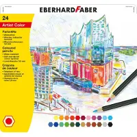 Eberhard Faber kleurpotloden - Artist Color - 24 stuks - in metaaletui - EF-516124