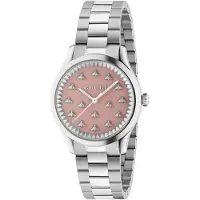 Gucci YA1265033 G-Timeless Roze Wijzerplaat Dames Horloge