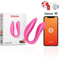 Oninder | G-spot and Clitoral Stimulator Pink - Free App