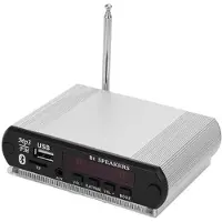 Zandona DC12V MP3-Decoderkaart, Draadloze MP3-Speler, -Autodecoder met Opnamefunctie, Ondersteuning voor FM/MMC, OTC, Wit