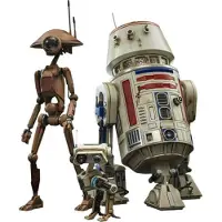 Star Wars Figuur Hot Toys TMS086 - : The Book Of Boba Fett - R5-D4 & Pit Droid & BD-72