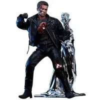 Hot toys Figuur DX13 - Terminator 2 : Judgment Day - T800 Battle Damaged Version Deluxe Version