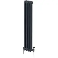 MonsterShop Traditionele 3-Kolom Radiator - 1800 x 202 mm - Antraciet