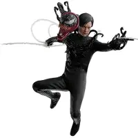 Hot toys Figuur MMS727B - Marvel Comics - Spider Man 3 - Spider Man Black Suit Deluxe Version