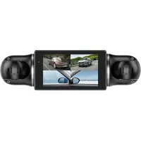 INF High Definition Nachtzicht Quad Lens WiFi Dashcam C312/Y10 - Vierkanaals Opname met 32GB TF-kaart