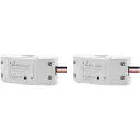 Zandona 2X voor HomeKit WiFi Garagedeurschakelaar Opener Gate Deurcontroller Life Afstandsbediening Via voor Siri CarPlay EU PLUG