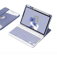 INF Compatibel met iPad 11 (A16) 2025 & iPad 10 (2022) 360 Draaibare Bluetooth Toetsenbordhoes