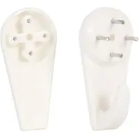 INF 10 Wandhaken voor schilderijen, klokken etc. White 5x2x0.95 cm