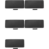 Semoic 5X Pilates Trainingsmat Dik 60X25X1,5Cm Yoga Kniebeschermer Kussen Extra Ondersteuning voor Knieën Polsen Ellebogen Zwart